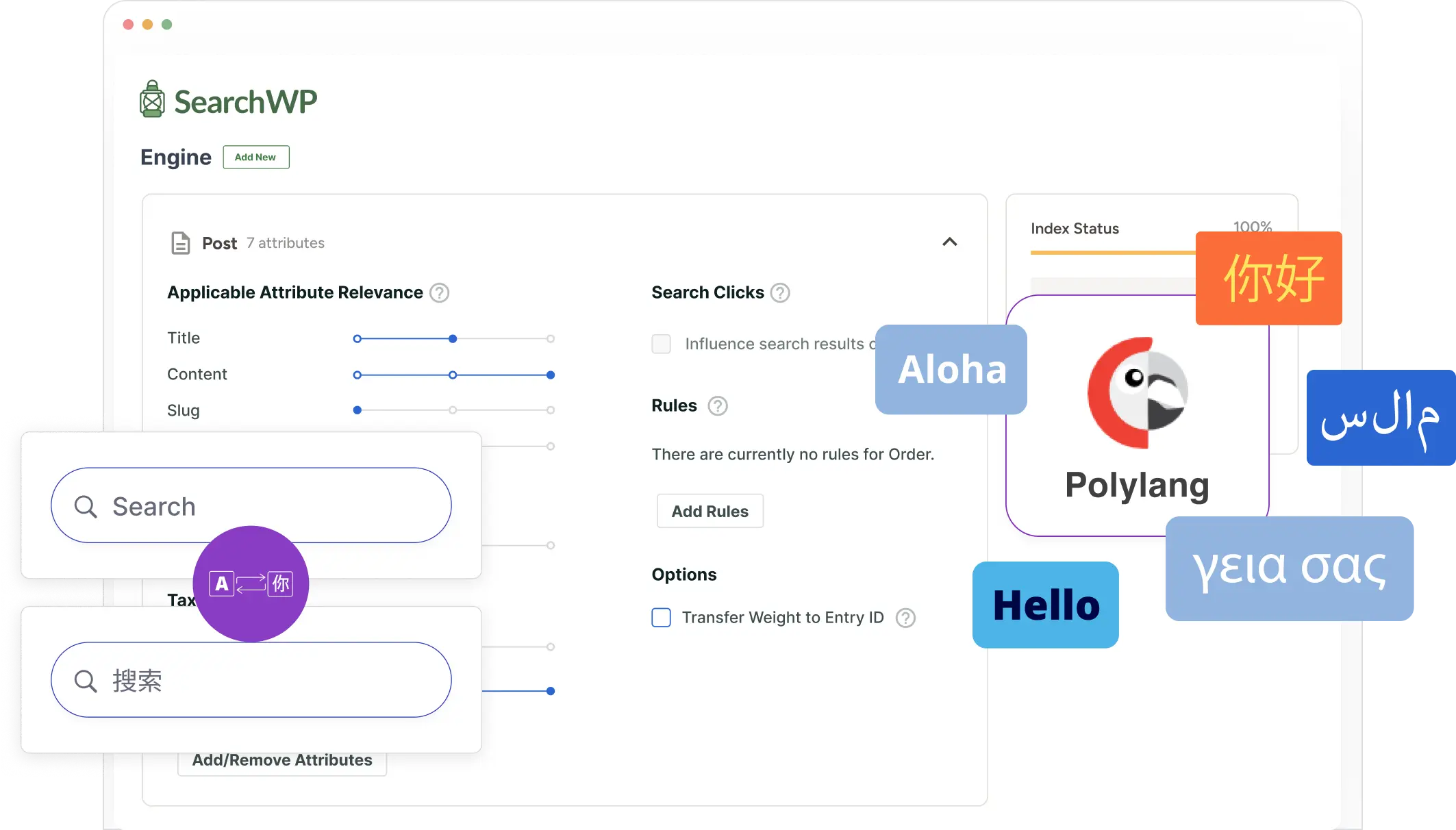 #1 Polylang Multilingual WordPress Search Plugin