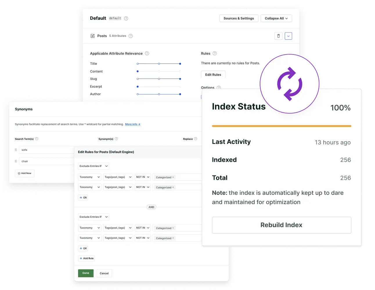 Optimize Search Content Indexing