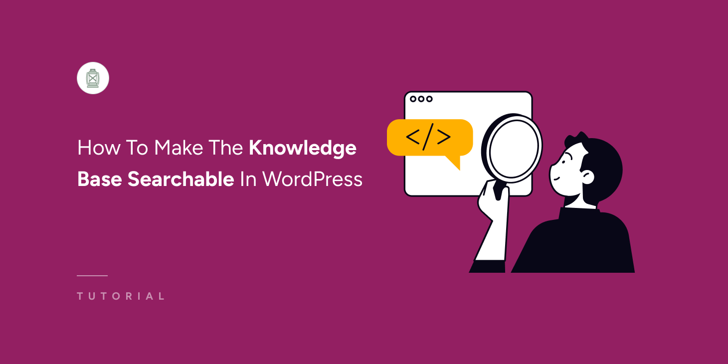 How To Make The Knowledge Base Searchable In WordPress Thumbnail
