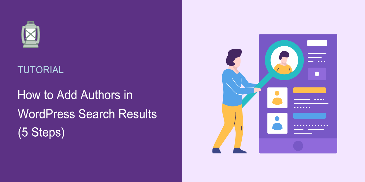 How to Add Authors in WordPress Search Results (5 Steps)