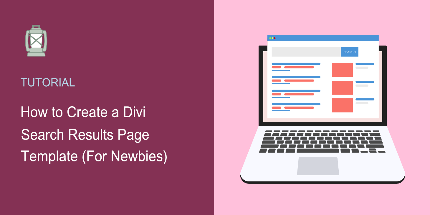 How to Create a Divi Search Results Page Template (For Newbies)