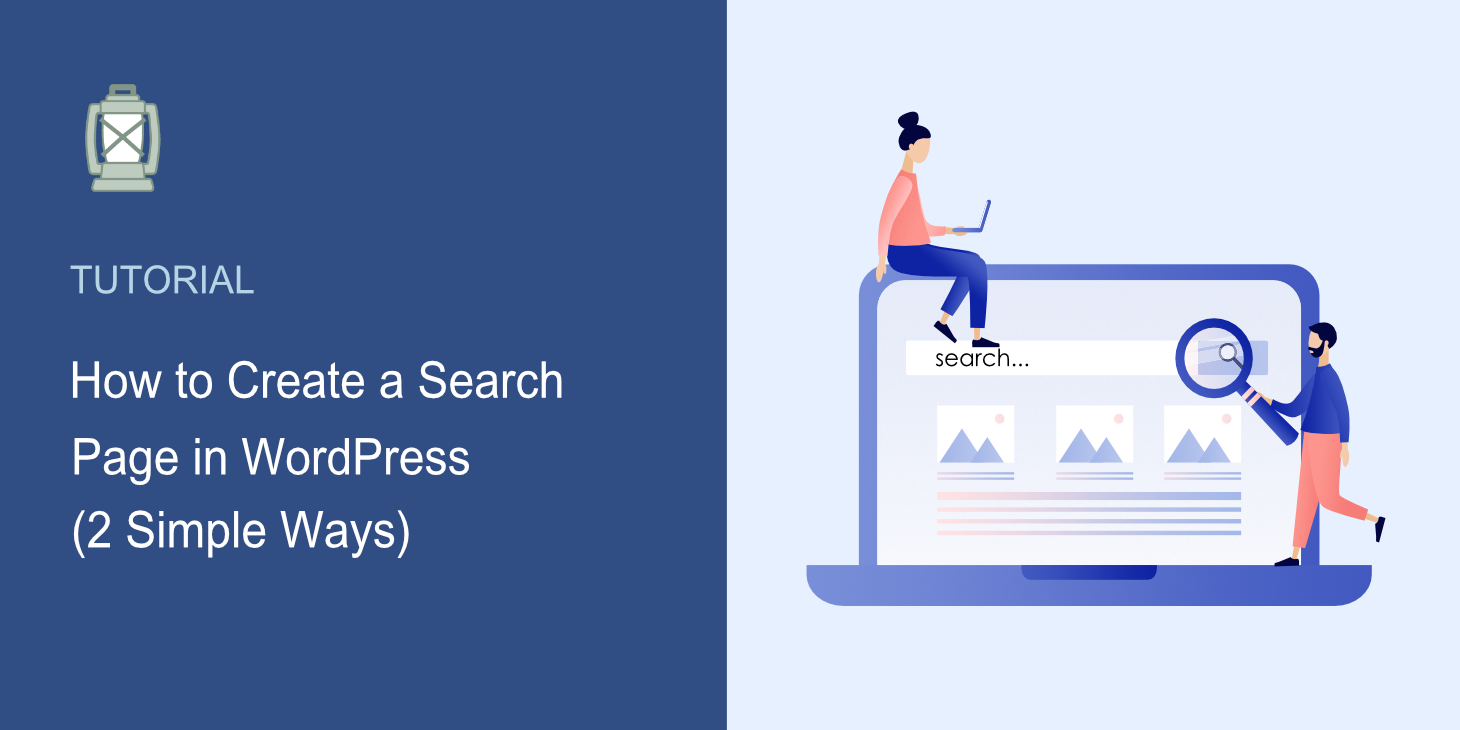 How to Create a Search Page in WordPress