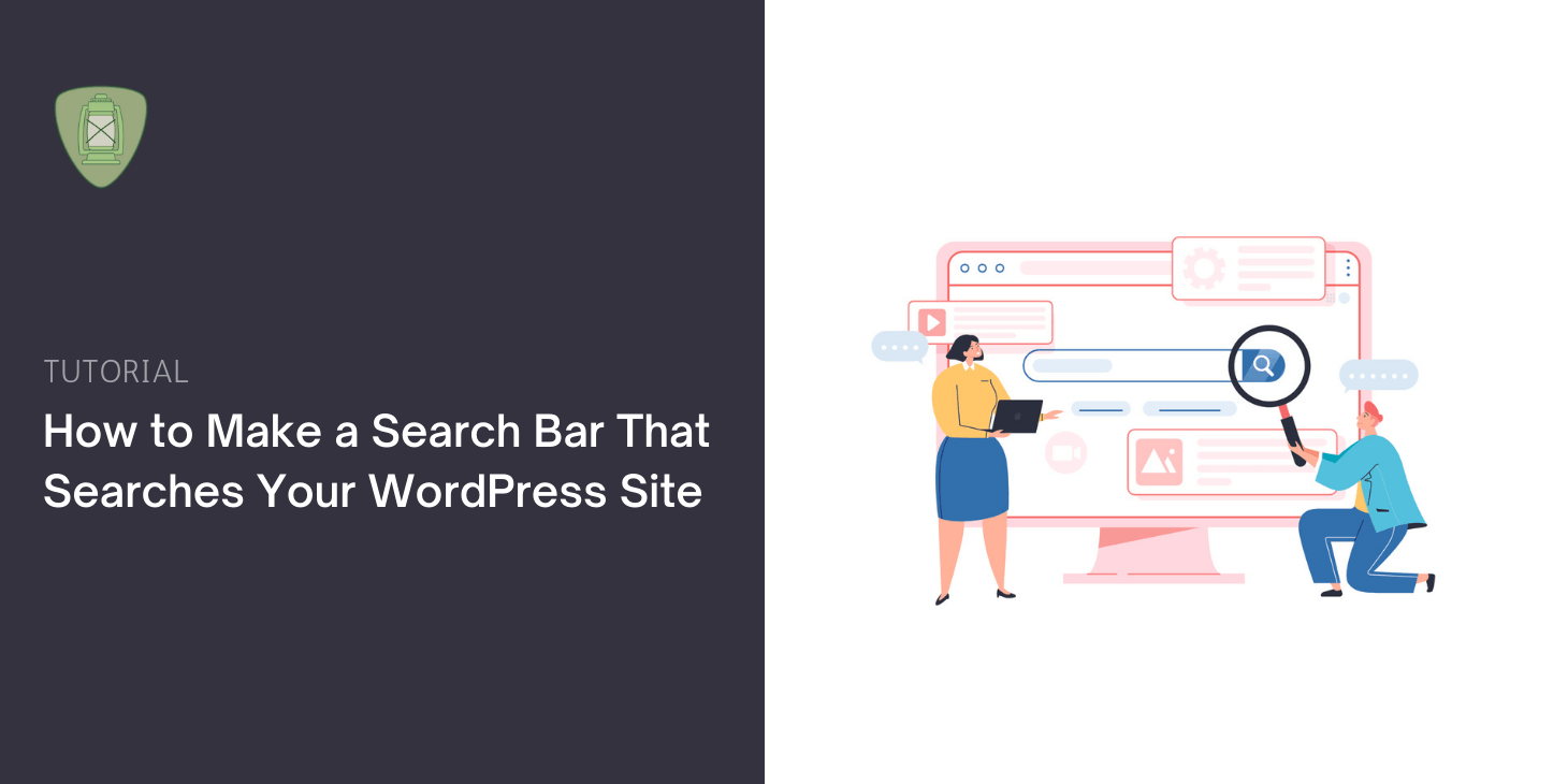 How to Make a Search Bar That Searches Your WordPress Site