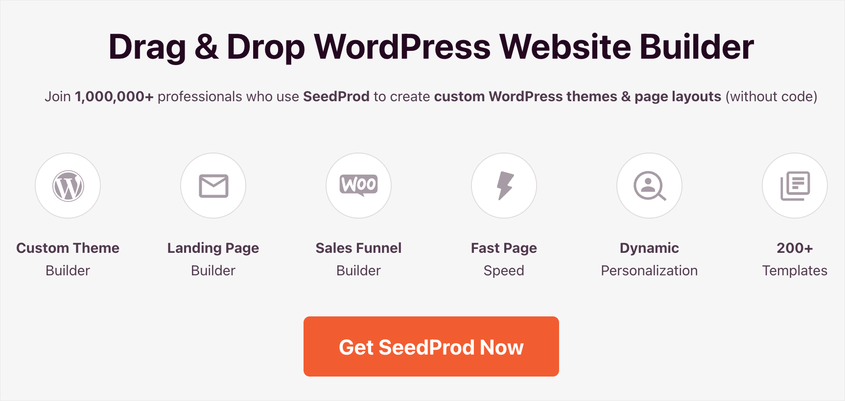 SeedProd features