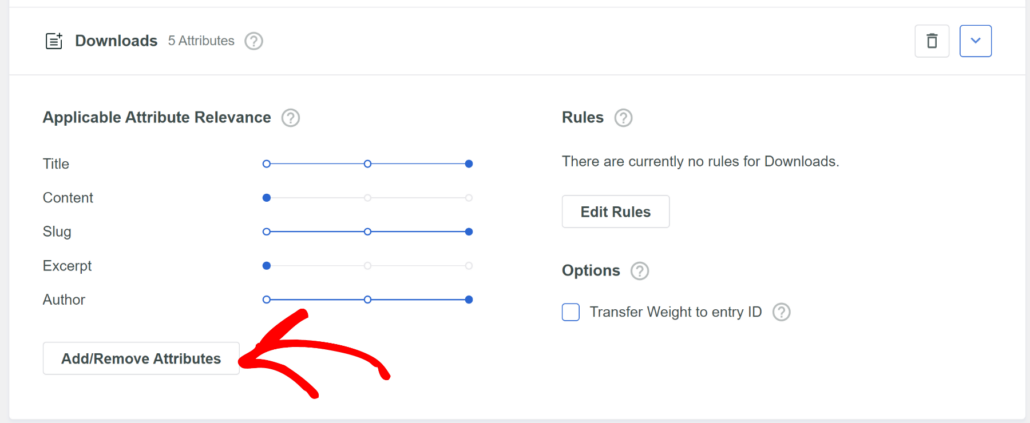 Change downloads attributes