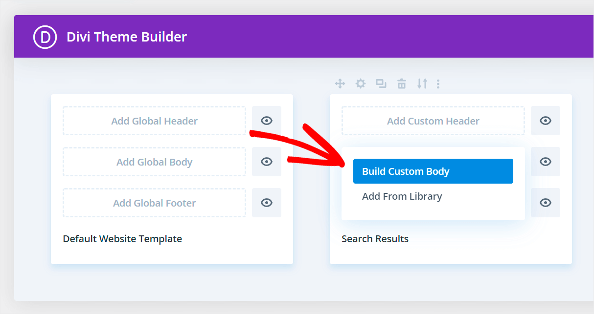 click Build Custom Body