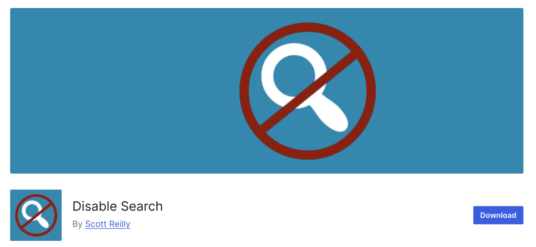 How To Disable The Search Feature In WordPress: Disable Search Plugin As Shown In WordPress Plugin Directory 