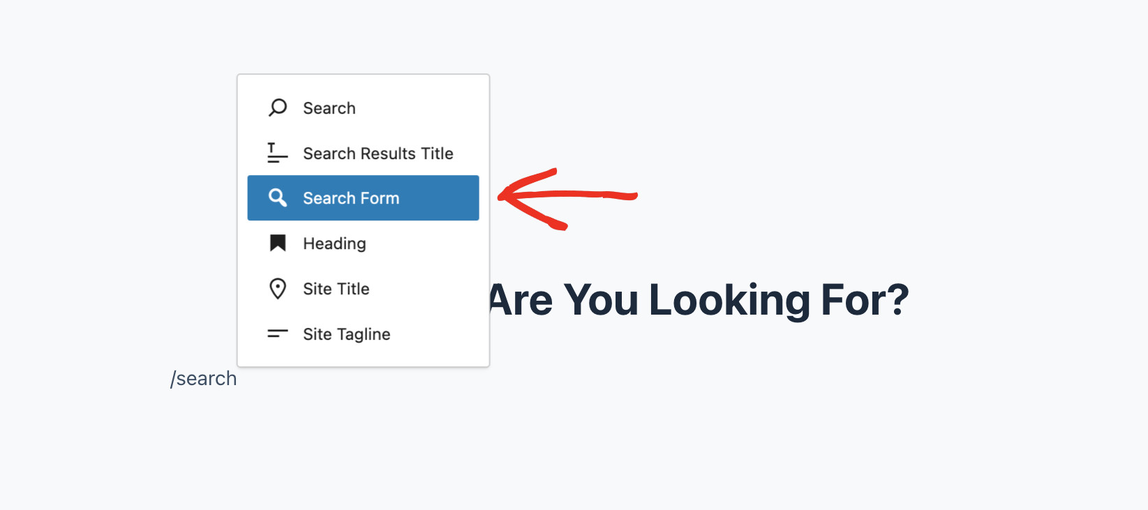 How To Add Search by Category To WordPress: Embed Search Form Step 1