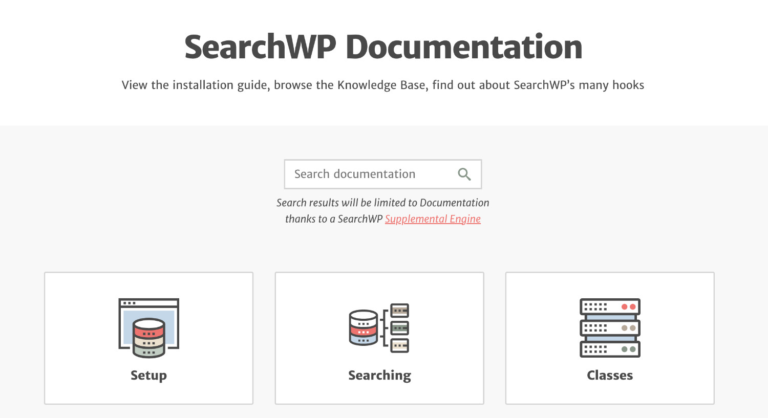 How To Make The Knowledge Base Searchable In WordPress: a sample knowledge base search created with SearchWP