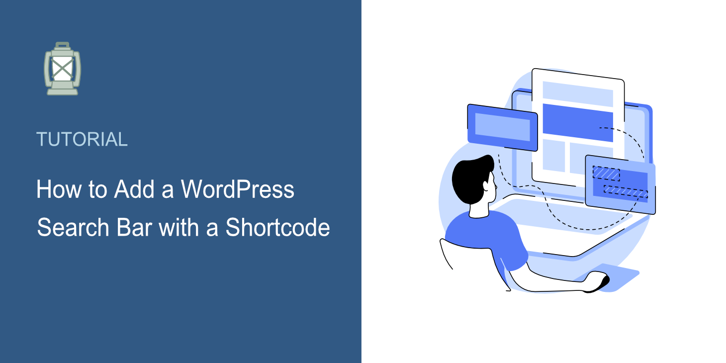 how to add a WordPress search bar with a shortcode