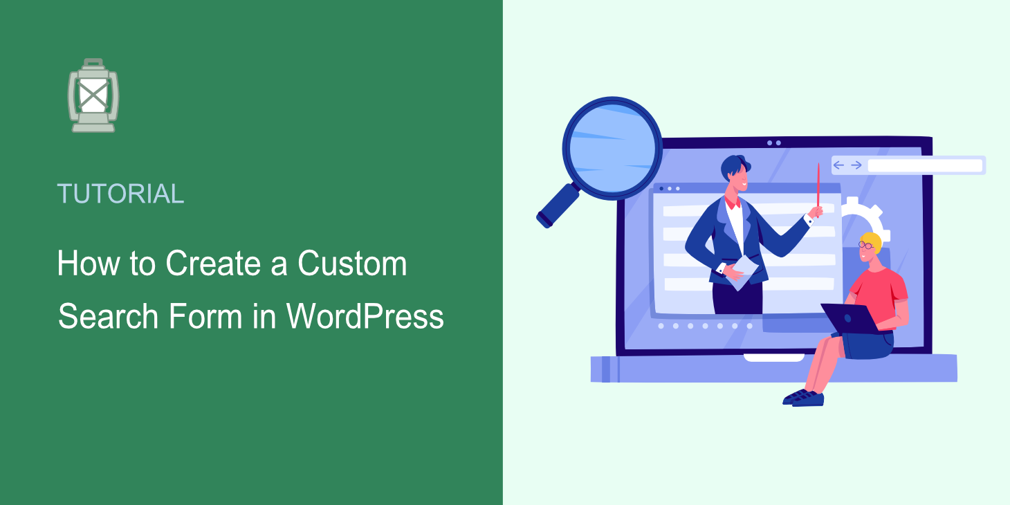 how to create a custom search form in WordPress