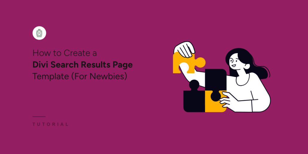 How to create a Divi search results page template