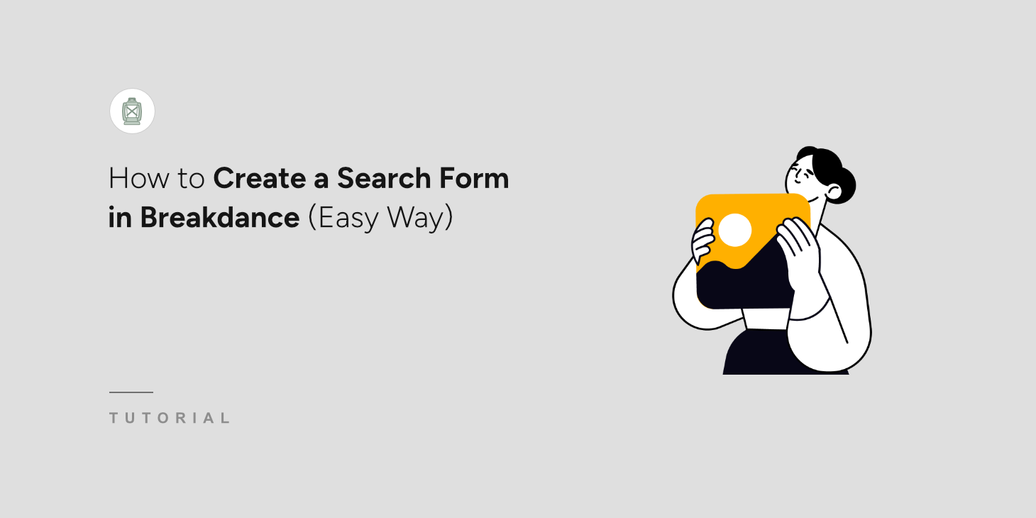 How to create a search form in Breakdance