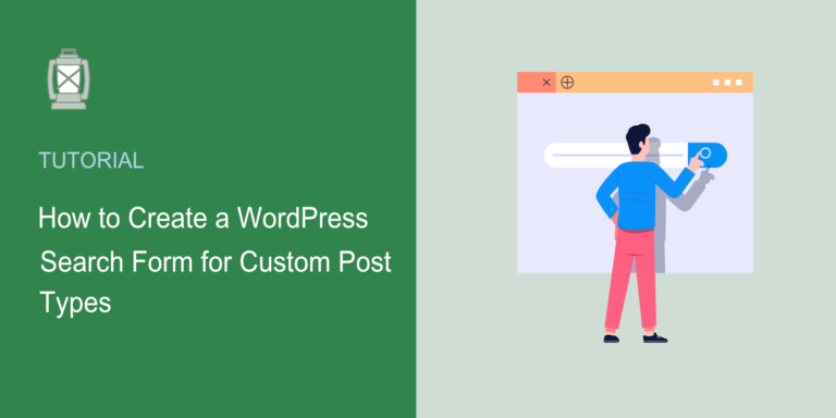 How To Create A Wordpress Search Form For Custom Post Types