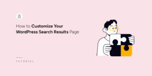 How to customize WordPress search results page