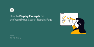 How to display excerpts on WordPress results page