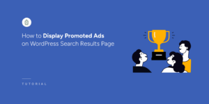 How to display promoted ads on WordPress search results page
