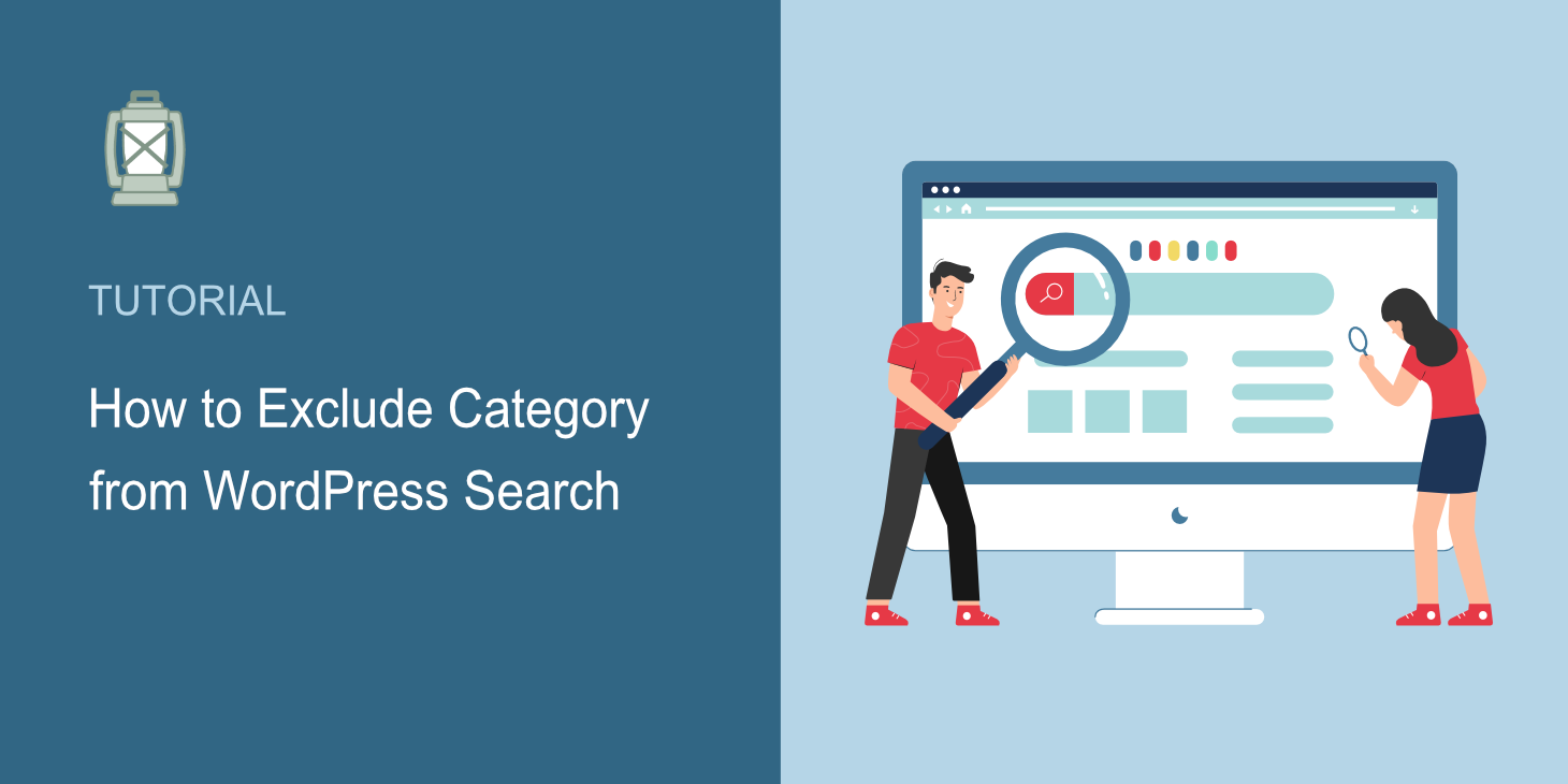 how to exclude category from WordPress search