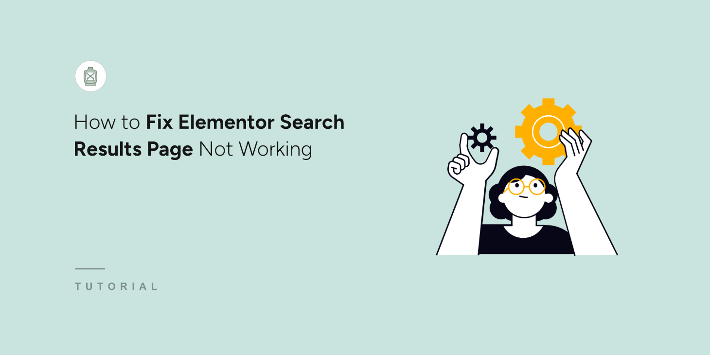 How to fix Elementor search results page not working