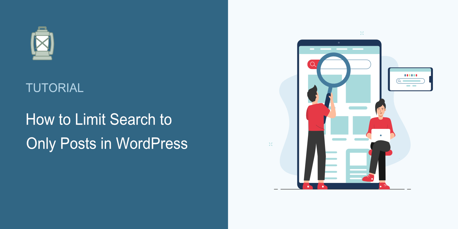 how to limit search to only posts in WordPress