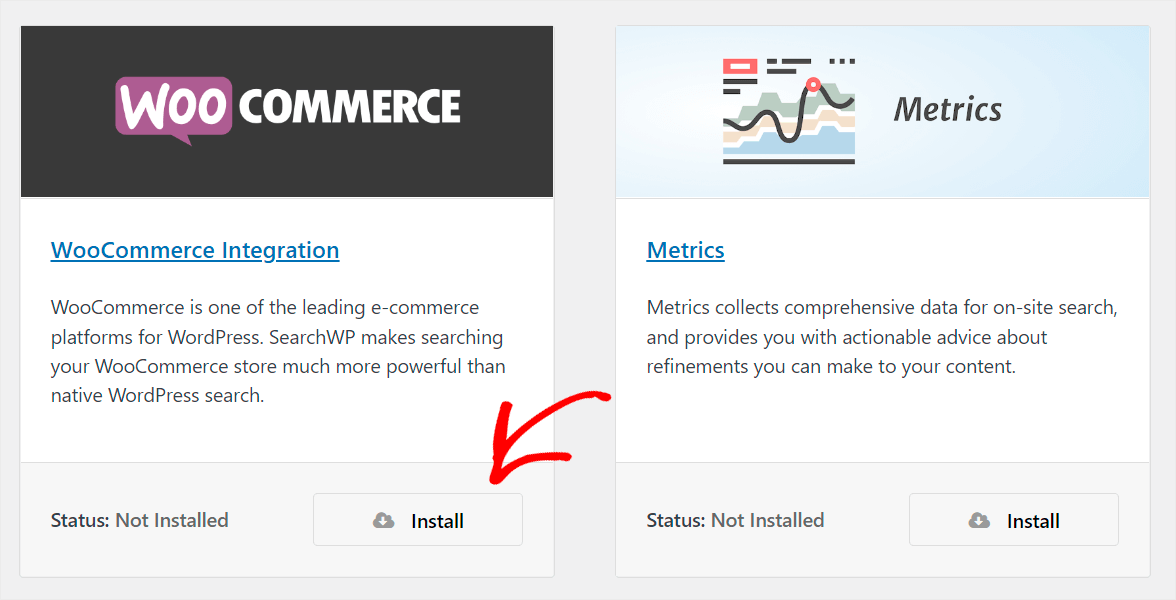 install the WooCommerce Integration extension