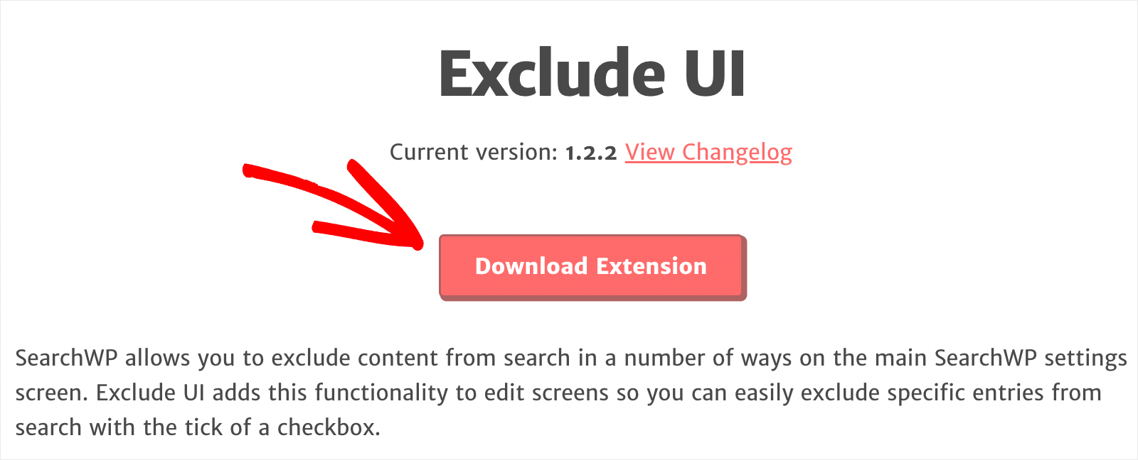 press Download Extension
