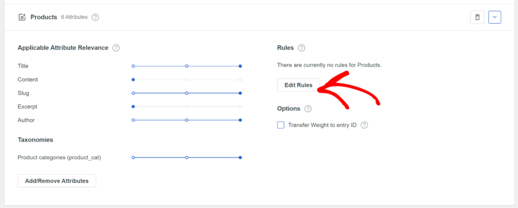 Product category rules
