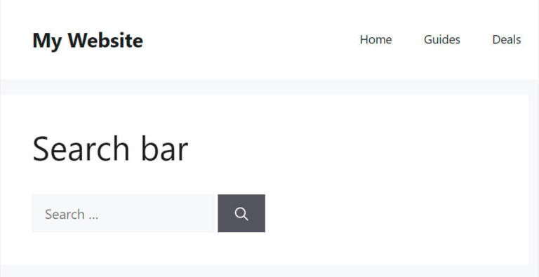 How to Add a WordPress Search Bar with Shortcode