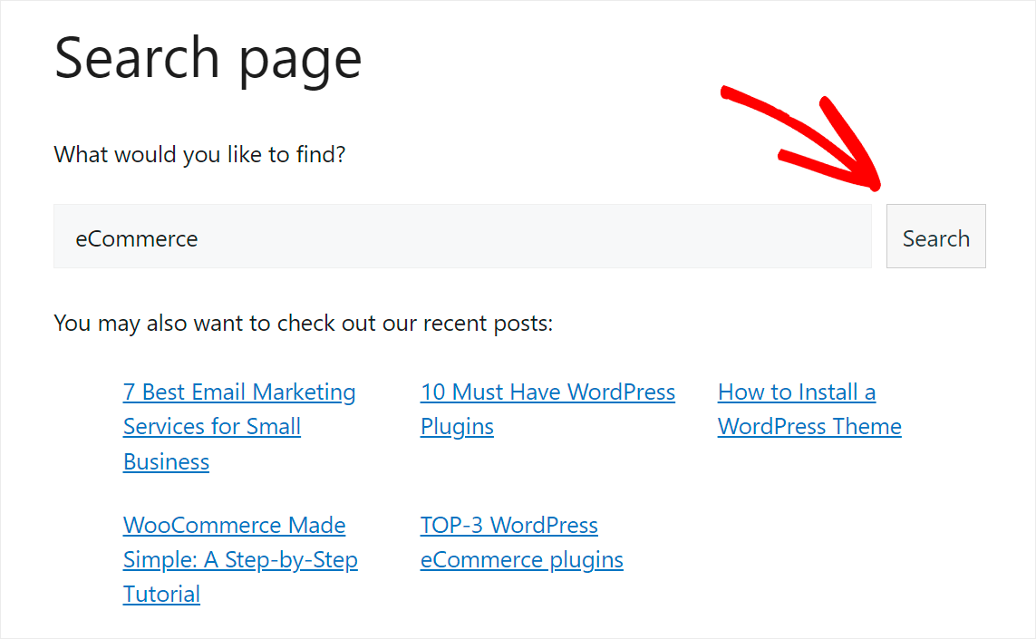 search for a post by a tag