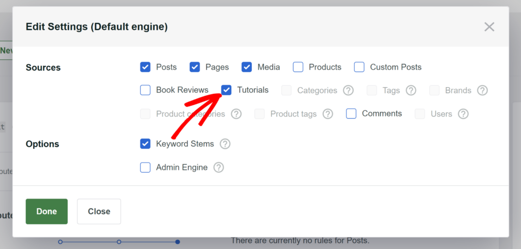 Select custom post type source