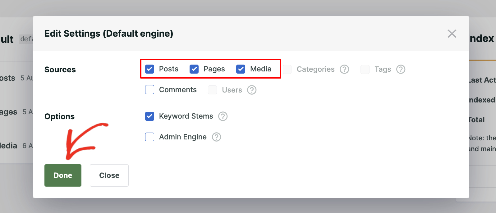 How To Show Related Content In WordPress: Configure SearchWP Engine Step 3