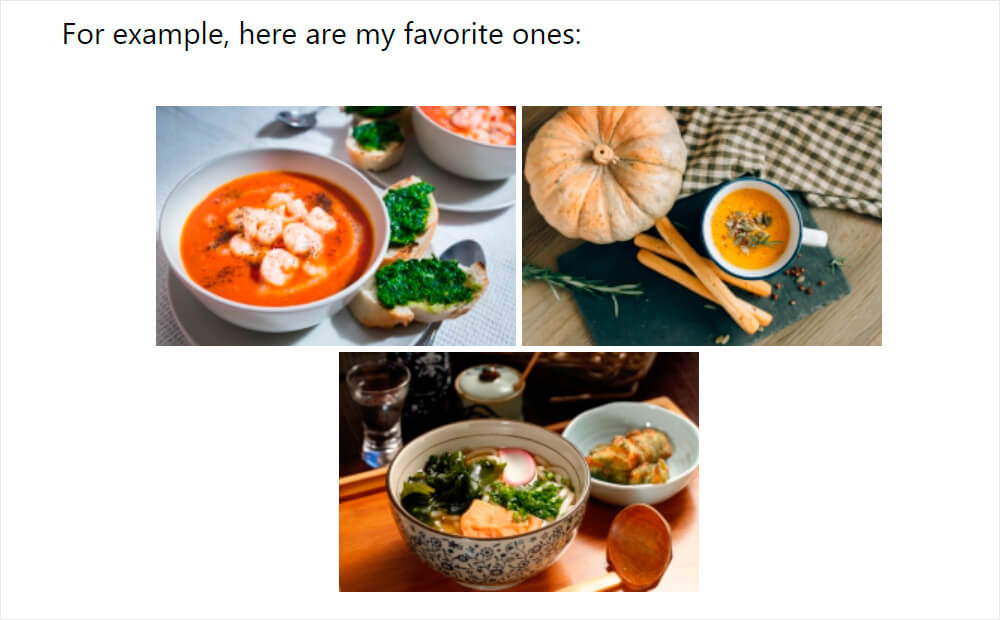 The soup gallery