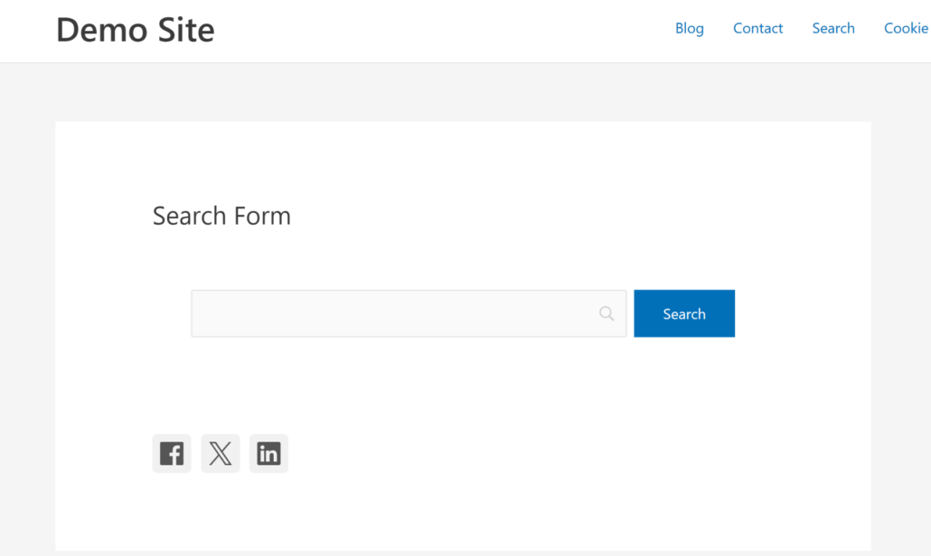 View beaver builder search form