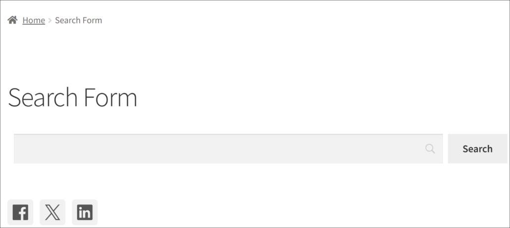 View Elementor search page